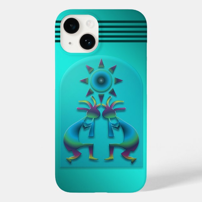Coques Case-Mate iPhone Deux Kokopelli #41 (Verso)