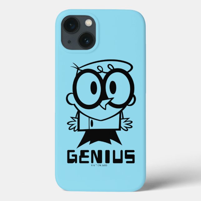 Coques Case-Mate iPhone Dexter "Genius" - Graphique en bref (Verso)