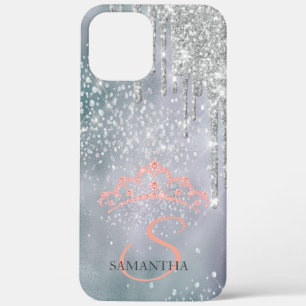 Case-Mate iPhone Case Diadème Diamants Gouttes de Paillettes Holographiq