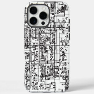 Coques iPhone 16 Pro Max Diagramme de carte de circuits imprimés