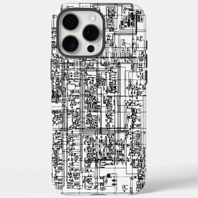 Coques Case-Mate iPhone Diagramme de carte de circuits imprimés (Verso)