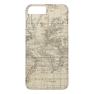 Coque iPhone 8 Plus/7 Plus Diagramme du monde
