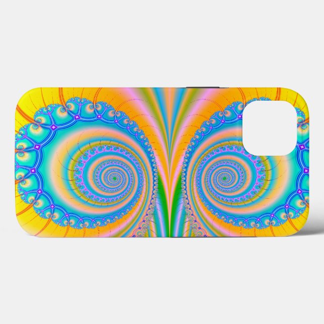 Coques Case-Mate iPhone Diamants fractal par Shirley Taylor (Verso (horizontal))