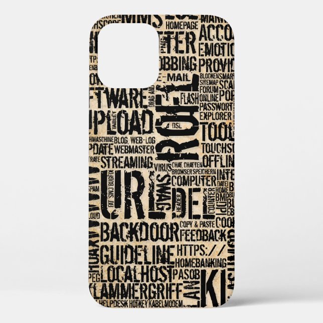 Coques Case-Mate iPhone Dictionnaire informatique - vintage (Verso)