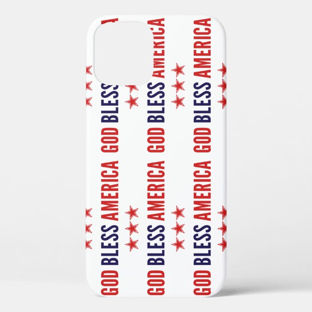 Coques Case-Mate iPhone Dieu bénisse l'Amérique (Verso)