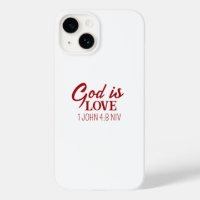 Dieu est Amour Bible Verse Foi chrétienne Blanc