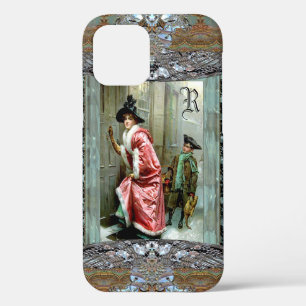 Case-Mate iPhone Case Dîner de Noël Monogramme victorien élégant