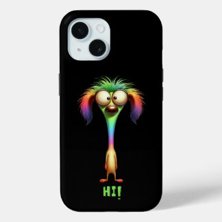 Coque Pour iPhone 15 Dingue Dingue Dessin Dessin