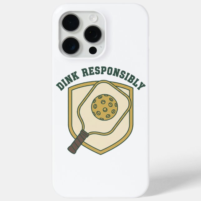 Coques Case-Mate iPhone  Dink de manière responsable (Verso)