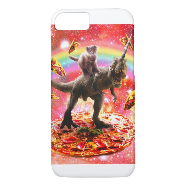 Coques Case-Mate iPhone Dinosaur Dinosaure - Pizza & Taco (Dos)