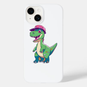 Coque Pour iPhone 14 dinosaure drôle