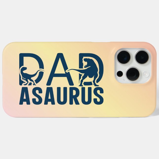 Coques Case-Mate iPhone Dinosaure Papa Asaurus Dino Lover T Rex Papa Dino (Verso (horizontal))
