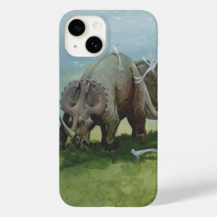 Coques Pour iPhone Dinosaures vintages, Centrosaurus pâturage dans la