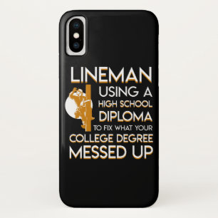 Case-Mate iPhone Case Diplôme universitaire de difficulté de monteur d