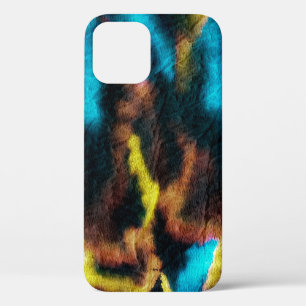 Case-Mate iPhone Case Disco Ikat Motif. Arrière - plan d'art sale coloré
