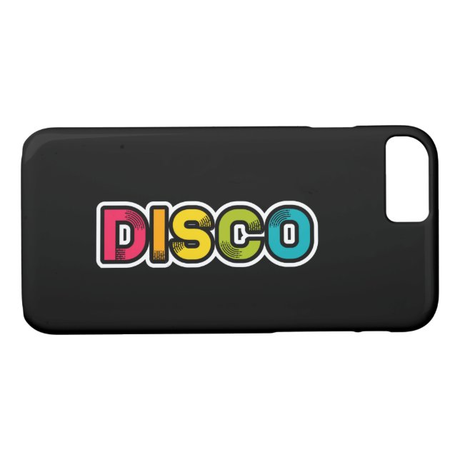 Coques Case-Mate iPhone DISCO vinyle rétro (Dos (Horizontal))