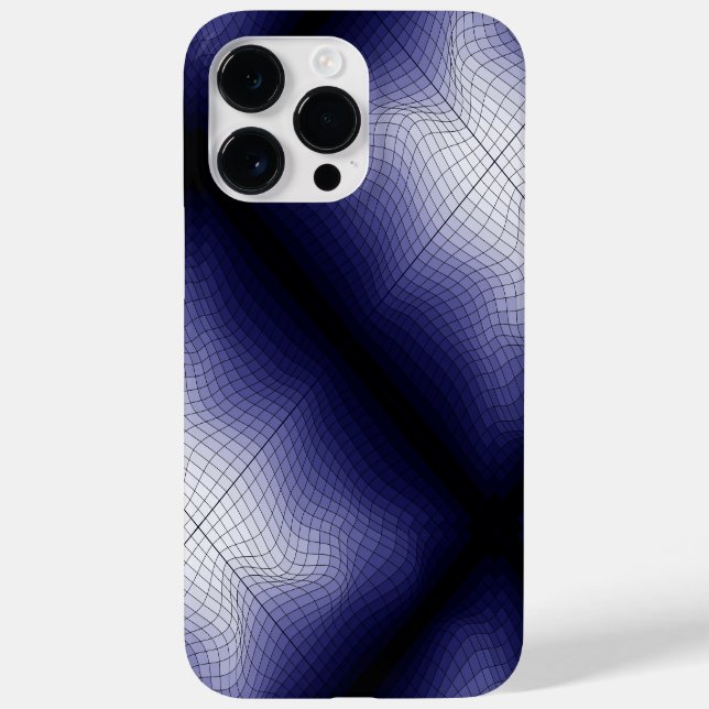 Coques Case-Mate iPhone Distorsion filaire.C01.GBluex4 (Verso)