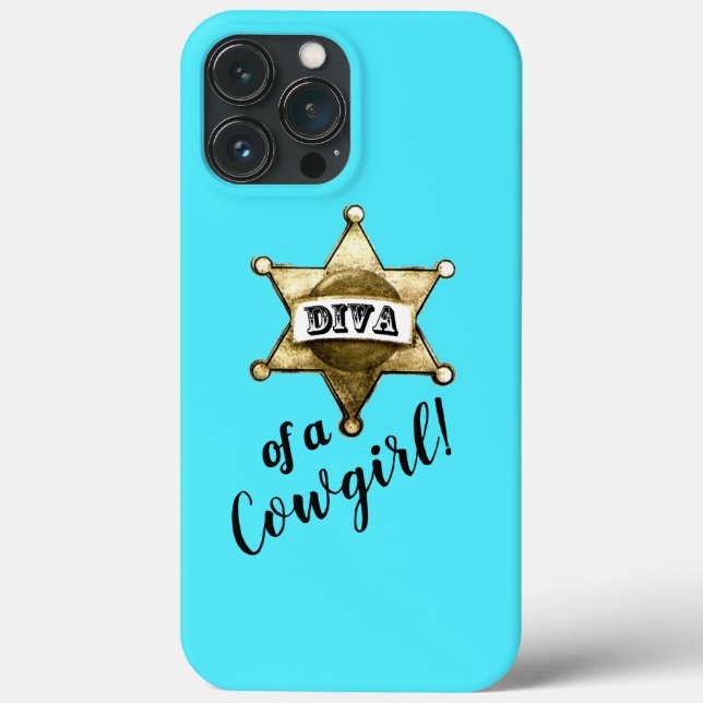 Coques Case-Mate iPhone "Diva of a Cowgirl" (Verso)