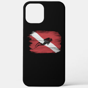 Case-Mate iPhone Case Diver Down flag brush stroke, Diver flag