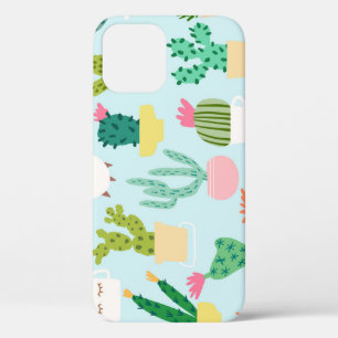 Case-Mate iPhone Case Diversité des cactus, vintage arrière - plan sans