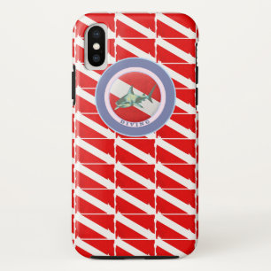 Coques Pour iPhone diving pattern flag
