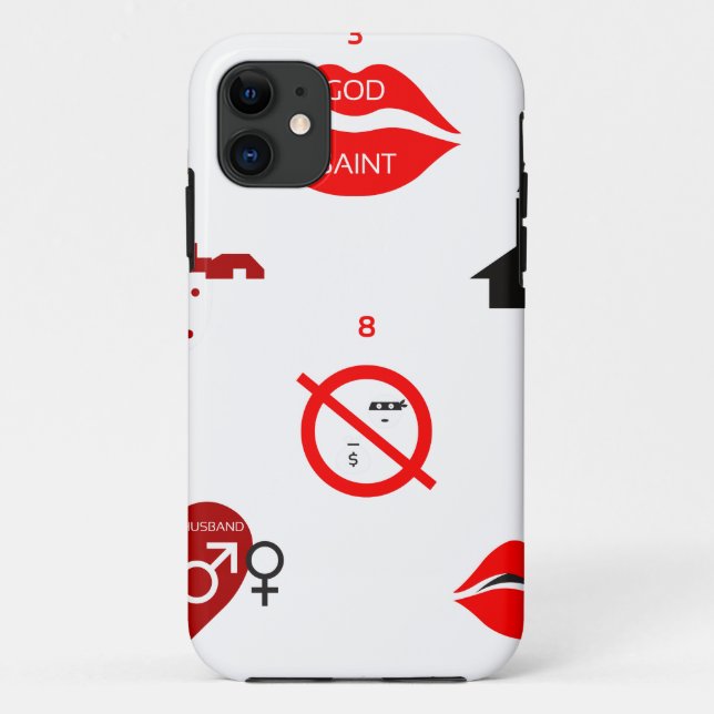 Coques Case-Mate iPhone dix commandements modernes (Dos)