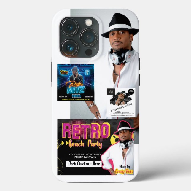 Coques Case-Mate iPhone DJ CRAIG ROSS Apple iPhone 13 Pro, robuste (Verso)