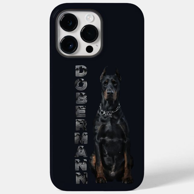 Coques Case-Mate iPhone Doberman Pinscher (Verso)