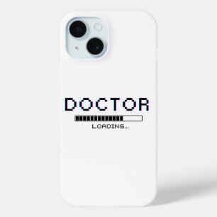 Coque Pour iPhone 15 Docteur Pixel Glitch Humour de Chargement