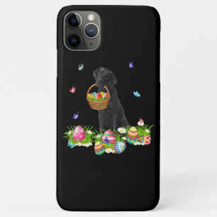 Case-Mate iPhone Case Dog Lover   Bunny Black Labrador Dog & Easter Eggs