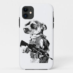 Case-Mate iPhone Case Dog with Operator Vest AR15