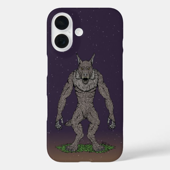 Coques Case-Mate iPhone Dogman Cryptid ou Werewolf (Verso)