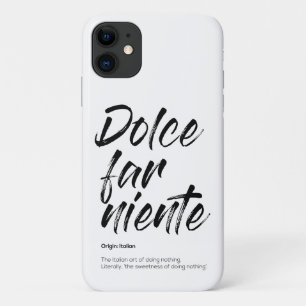 Case-Mate iPhone Case Dolce far niente - Couverture téléphonique (Blan