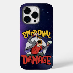 COQUE POUR iPhone 14 PRO DOMMAGES ÉMOTIONNELS EN COLÈRE GAMER