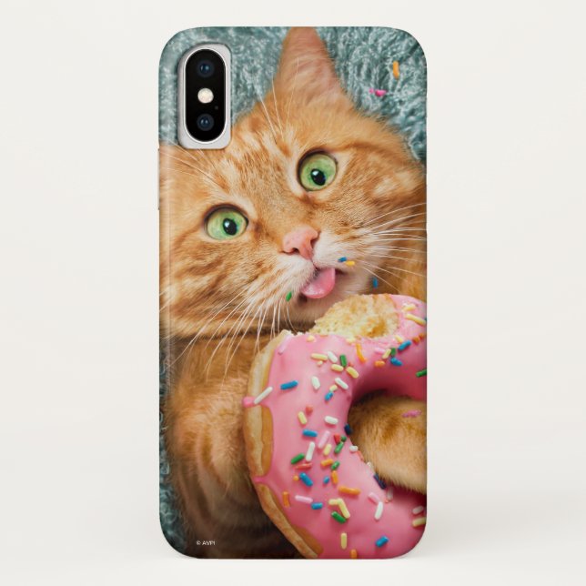 Coques Case-Mate iPhone Donateur mangeant des chats (Dos)