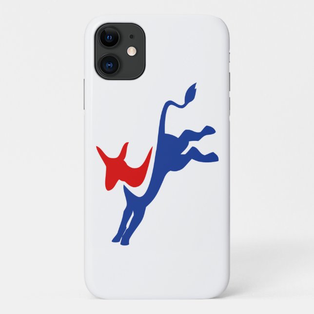 Coques Case-Mate iPhone Donkey démocrate (Dos)