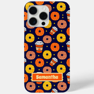 Coque iPhone 15 Pro Max Donuts et café de automne citrouille Thanksgiving