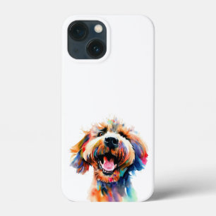 Case-Mate iPhone Case Doodle mignon - Art labradoodle coloré