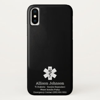 Case-Mate iPhone Case Dossier téléphonique d'alerte Médicale personnalis