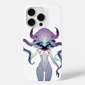 Coque iPhone 15 Pro Dossier téléphonique de Lady tentacle