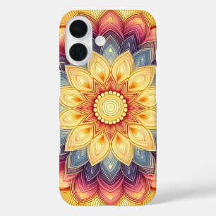 Coques iPhone 16 Dossier téléphonique Mandala