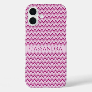 Coques iPhone 16 Plus Dossier téléphonique Motif Chevron