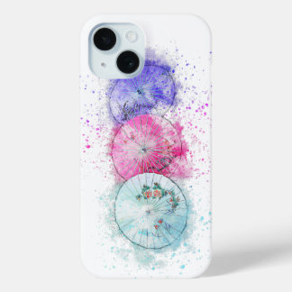 Coque Pour iPhone 15 Dossier téléphonique parapluie