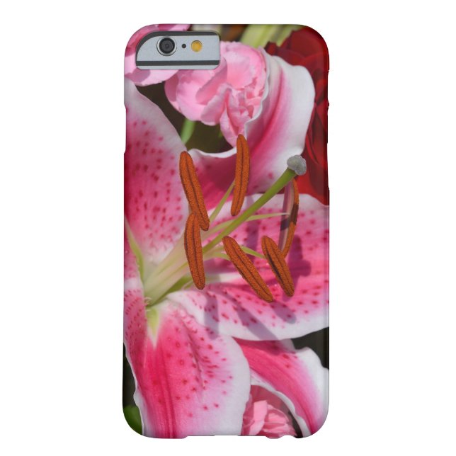Coques Case-Mate iPhone Dossier téléphonique rose Lily (Dos)