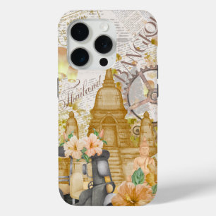 Coque iPhone 15 Pro Dossier téléphonique vintage en Thaïlande