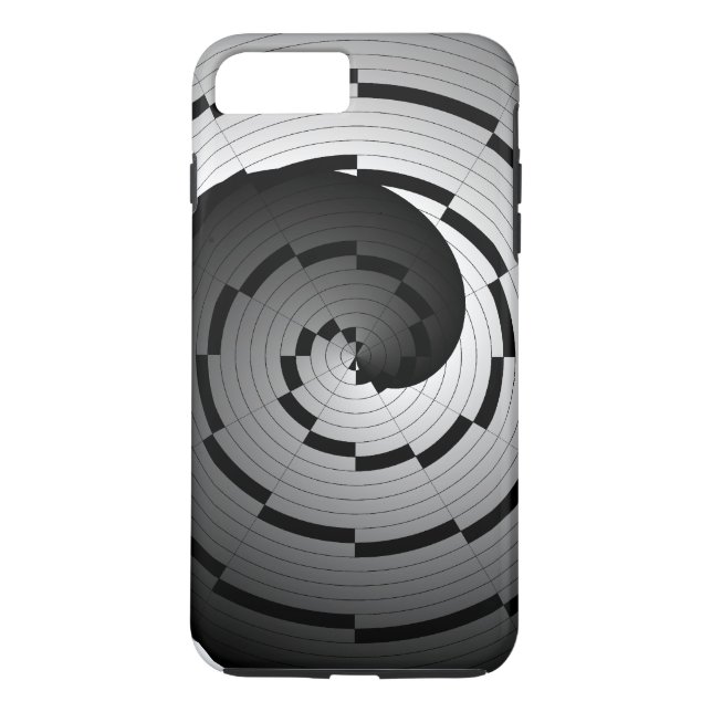 Coques Case-Mate iPhone Double Yin Yang Spiral par Kenneth Yoncich (Dos)