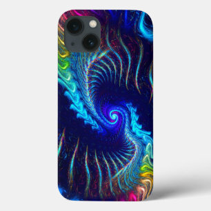 Etui iPhone 13 Dragon arc-en-ciel