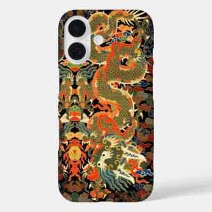 Coques iPhone 16 Dragon asiatique chinois Art coloré