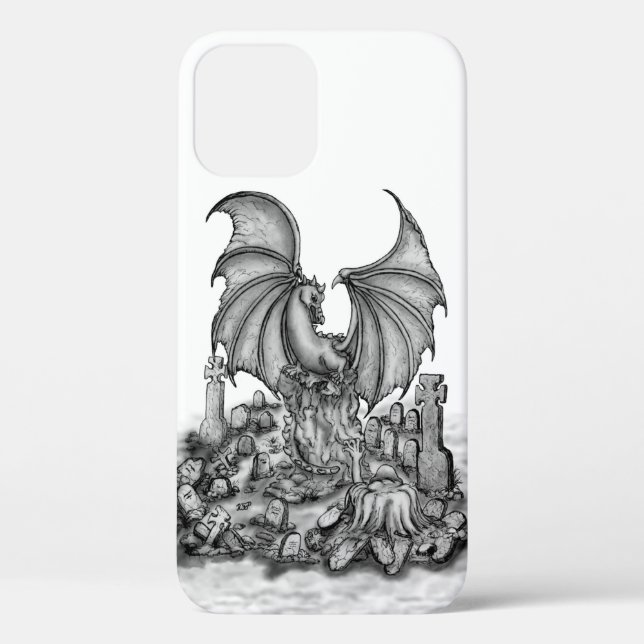 Coques Case-Mate iPhone Dragon avec Zombie (Verso)