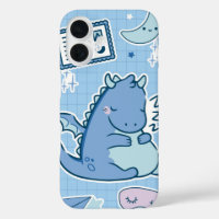 Dragon Bleu Sleepy - Cute Dreamland Kawaii